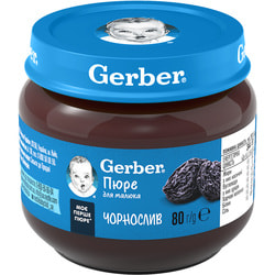 Пюре фруктове дитяче NESTLE GERBER (Нестле гербер) Чорнослив 80 г