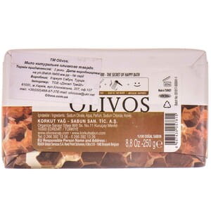 Мыло OLIVOS (Оливос) Spa (Спа) оливковое натуральное Honeycomb Minerals (ханикам минералс) с минералами турецкого меда 250 г