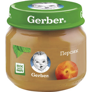 Пюре фруктовое детское NESTLE GERBER (Нестле Гербер) Персик 80г