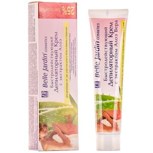 Крем для депиляции BELLE JARDIN (Бэлл Жардэн) быстродействующий с экстрактом Алоэ Вера 125 мл