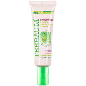 Концентрат для кожи БЕЛКОСМЕКС Теебаум для проблемных зон против угрей с маслом чайного дерева и цинком 25 г