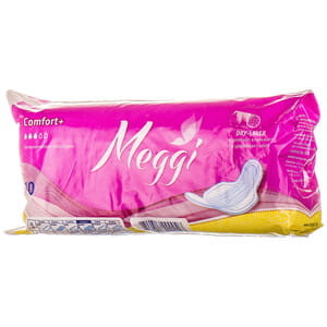 Прокладки гигиенические женские MEGGI (Мэгги) Comfort + (Комфорт +) 10 шт