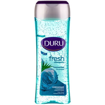 Гель для душа DURU (Дуру) Fresh Sensations (Фреш сенсейшенс) освежающий Океанский бриз 250 мл