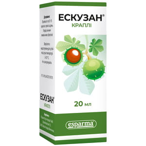 Эскузан кап. орал. фл. 20мл