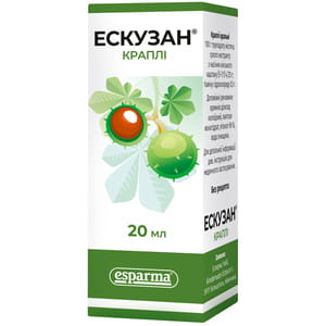 Эскузан кап. орал. фл. 20мл