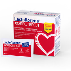 Лактофлорене Холестерол порошок для підтримки нормального рівня холестерину біологічно активна добавка в саше 20 шт