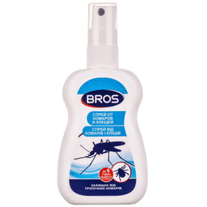 Спрей от комаров и клещей BROS (Брос) репеллентный 50 мл
