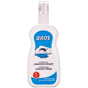 Спрей от комаров и клещей BROS (Брос) репеллентный 100 мл