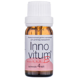 Innovitum B (Інновітум В) функціональне дитяче харчування для дітей з народження суспензія флакон з пробкою-крапельницею 4 мл