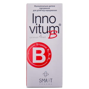 Innovitum B (Інновітум В) функціональне дитяче харчування для дітей з народження суспензія флакон з пробкою-крапельницею 4 мл