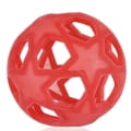 Прорезыватель для зубов HEVEA (Хевея) Star Ball Red (Стар бол рэд) из натурального каучука красный для детей с рождения