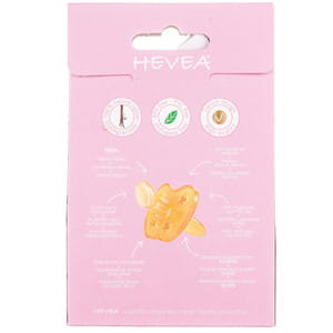 Пустышка каучуковая анатомическая HEVEA (Хевея) Flower для детей с 3 до 36 месяцев