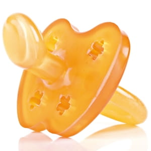 Пустышка каучуковая анатомическая HEVEA (Хевея) Flower для детей с 3 до 36 месяцев