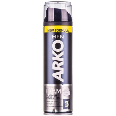 Пена для бритья ARKO Men (Арко мэн) Platinum Protection (Платинум протэкшен) с комплексом из 5-ти минералов 200 мл