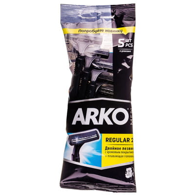 Станок для бритья ARKO Men (Арко мэн) Regular одноразовый 2 лезвия 5 шт
