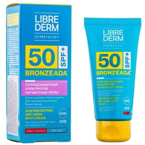 Крем для лица и тела LIBREDERM (Либридерм) Bronzeada солнцезащитный против пигментных пятен SPF 50 50 мл