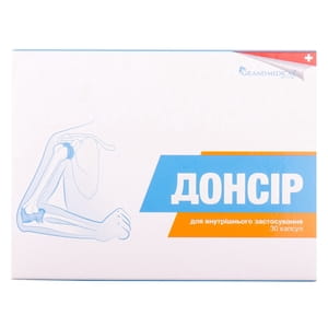 Донсир капсули для поліпшення роботи опорно-рухового апарату 2 блістера по 15шт