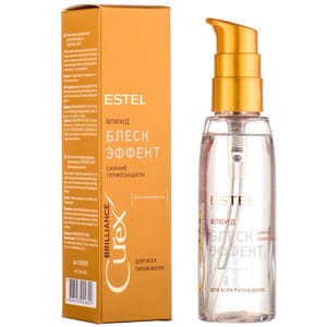 Флюид-блеск для волос ESTEL (Эстель) CUREX Brilliance с термозащитой для всех типов волос 100 мл