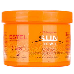 Маска для волос ESTEL (Эстель) CUREX Sun Flower восстановление и защита с UV-фильтром для всех типов волос 500 мл