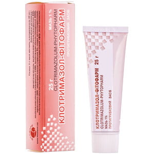 Клотримазол-Фитофарм мазь 1% туба 25г