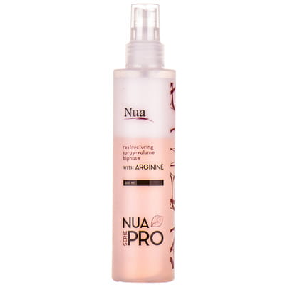Спрей-объем для волос NUA PRO (Нуа Про) восстанавливающий двухфазный с аргинином 200 мл