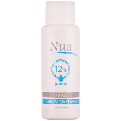 Крем-оксидант для волос NUA (Нуа) 12% для осветления волос, используется вместе с красителями и средствами для обесцвечивания 60 мл