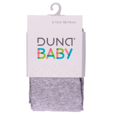 Колготки для младенцев DUNA (Дюна) 480 демисезонные хлопковые меланжевые цвет светло-серый размер 68-74