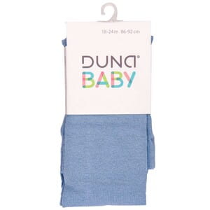 Колготки детские DUNA (Дюна) 489 однотонные демисезонные хлопковые цвет голубой размер (рост) 86-92 см