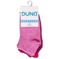 Носки детские DUNA (Дюна) 57 короткие однотонные демисезонные хлопковые цвет розовый размер (стопа) 14-16 см 3 пары