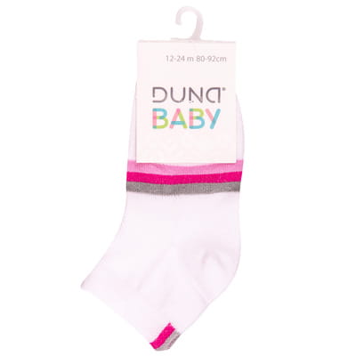 Носки для младенцев DUNA (Дюна) 951 однотонные демисезонные хлопковые цвет малиновый размер (стопа) 12-14 см 1 пара