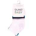 Носки для младенцев DUNA (Дюна) 951 однотонные демисезонные хлопковые цвет синий размер (стопа) 12-14 см 1 пара