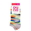 Носки женские DUNA (Дюна) 8013 короткие яркие демисезонные хлопковые цвет светло-серый размер (стопа) 23-25 см 1 пара