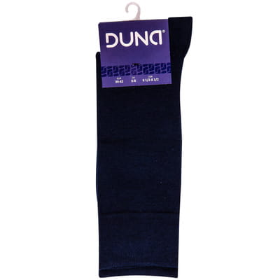 Носки мужские DUNA (Дюна) 217 однотонные Casual демисезонные хлопковые цвет темно-синий размер (стопа) 25-27 см 1 пара