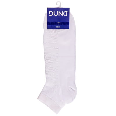 Носки мужские DUNA (Дюна) 270 короткие в сеточку летние хлопковые цвет белый размер (стопа) 29 см 1 пара