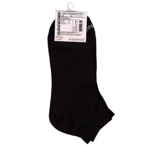 Носки мужские DUNA (Дюна) 270 короткие в сеточку летние хлопковые цвет черный размер (стопа) 25 см 1 пара