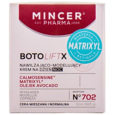 Крем для лица MINCER PHARMA (Минцер Фарма) BotoliftX №702 дневной и ночной моделирующий 40+ 50 мл