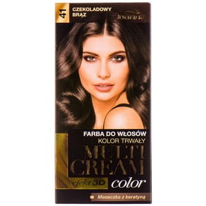 Краска для волос JOANNA (Джоанна) Multi Cream Color цвет 41 Шоколадный коричневый: краска для волос + окислитель + маска для волос