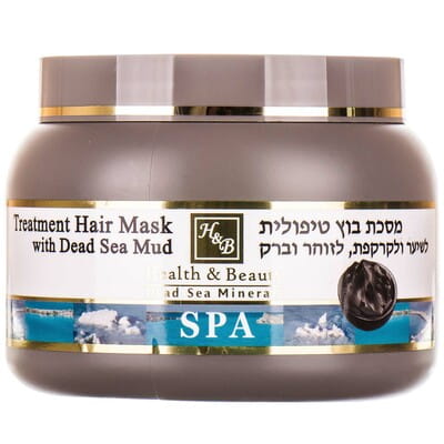 Маска для волос HEALTH & BEAUTY (Хелс энд Бьюти) с грязью Мертвого моря для сухих, поврежденных волос 250 мл