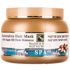 Маска для волос HEALTH & BEAUTY (Хелс энд Бьюти) с маслом аргании мароканской для сухих, поврежденных волос 250 мл