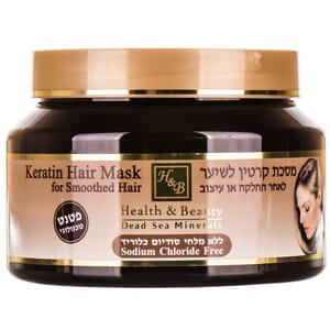 Маска для волос HEALTH & BEAUTY (Хелс энд Бьюти) с кератином 500 мл