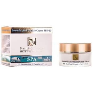 Крем для лица HEALTH & BEAUTY (Хелс энд Бьюти) интенсивный от морщин SPF-20 для нормальной и сухой кожи 50 мл
