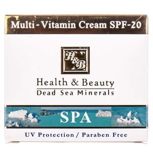 Крем для лица HEALTH & BEAUTY (Хелс энд Бьюти) мультивитаминный SPF-20 для всех типов кожи 50 мл