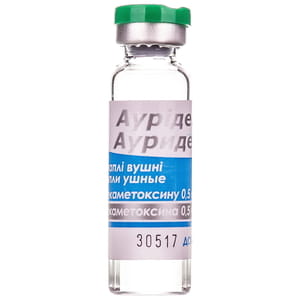 Аурідексан крап. вушні 0,5мг/мл фл. 5мл