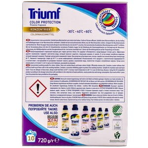 Порошок для стирки ТРИУМФ концентрированный для цветных тканей Колор протекшн 720 г