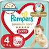 Подгузники-трусики для детей PAMPERS Premium Care (Памперс Премиум) Pants 4 от 9 до 15 кг 38 шт