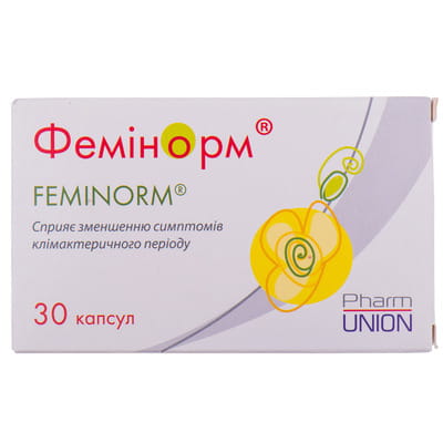 Феминорм капсулы для уменьшения симптомов климактерического периода 2 блистера по 15 шт