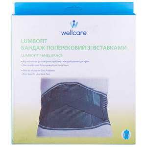 Бандаж поперековий WellCare (ВеллКеа) зі вставками модель 23603 Lumbofit (Лумбофіт) розмір M