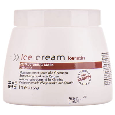 Маска для волос INEBRYA (Инебрия) Keratin восстанавливающая с кератином 500 мл
