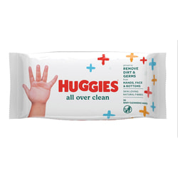 Салфетки влажные детские HUGGIES (Хаггис) All Over Clean 56 шт