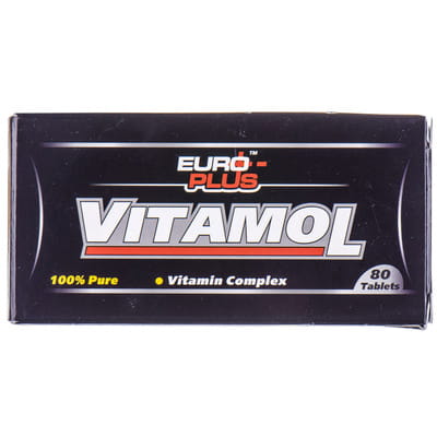 Мінерали для спортсменів EURO PLUS (Евро Плюс) VITAMOL (Вітамол) таблетки 80 шт